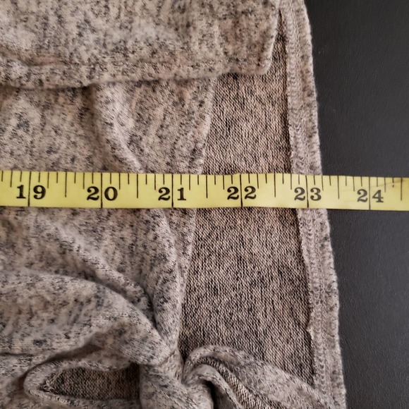 CAUTION TO THE WIND Flare Sleeve Tie Front Knit Blouse M - Picture 8 of 8